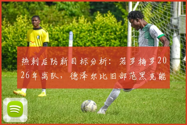 热刺后防新目标分析:若罗梅罗2026年离队,德泽尔比旧部范黑克能否胜任?实力对比一览